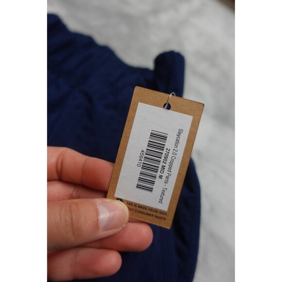 Title Nine Womens Medium Navy Blue Slaycation 2.0 Cropped Pants NWT - Picture 7 of 7